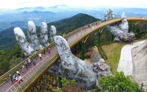 Beauty of Golden Bridge - Ba Na Hills (Da Nang, Vietnam)