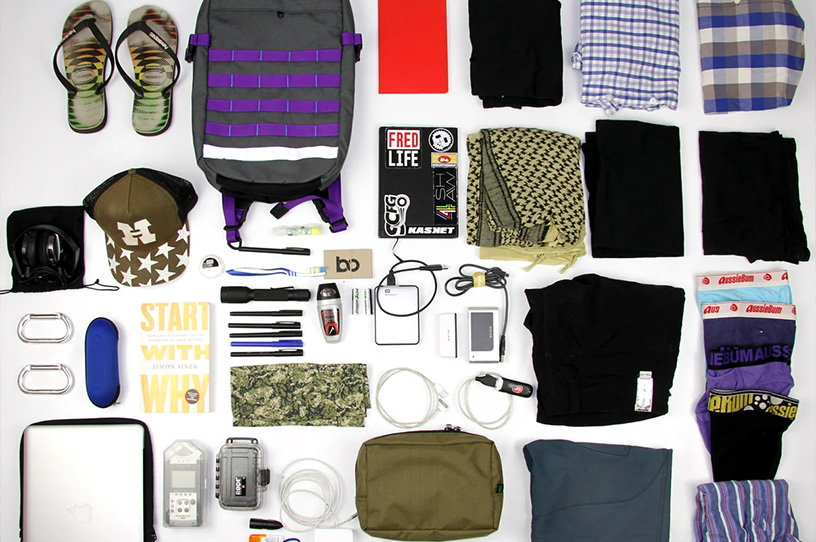 Remember to make a complete list of items to bring when traveling abroad