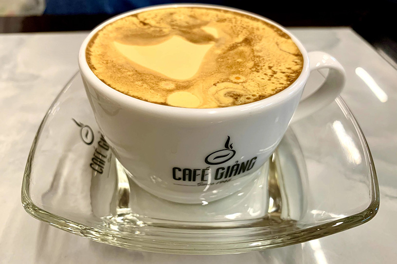 Egg Coffee in Giảng Café