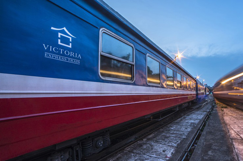 A train carriage of the Victoria Express