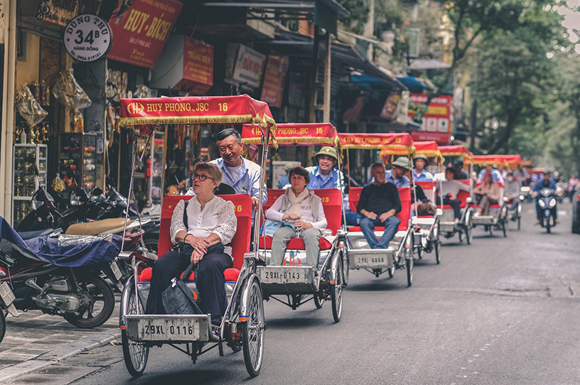 Cyclo (Xích lô) in Vietnam