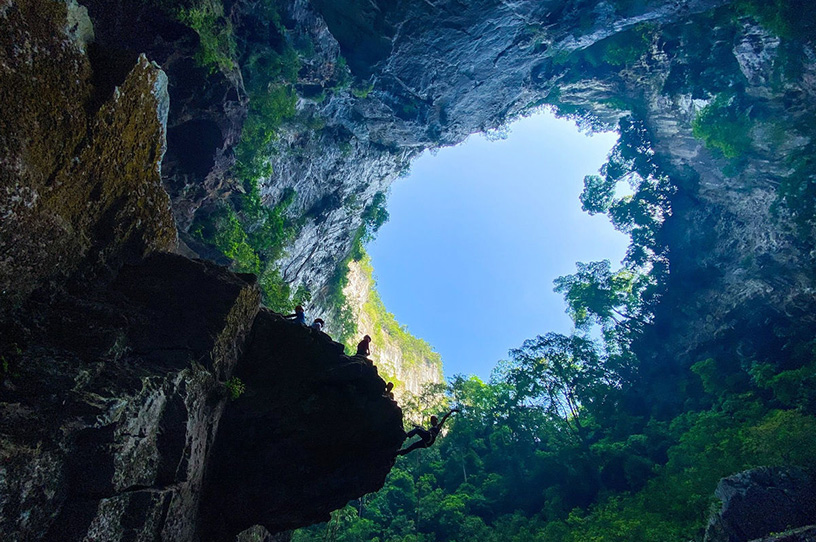 Quang Binh is famous for its magnificent cave system
